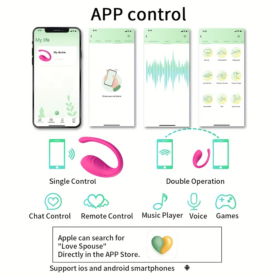 Silicone Wearable G-spot Vibrator with APP Control