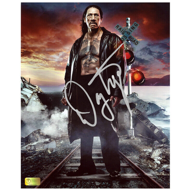 Danny Trejo Autographed Do Not Cross 8x10 Photo Poster painting