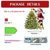 DIY Santa Claus And Tree Diamond Painting Ornaments (Double-Sided)