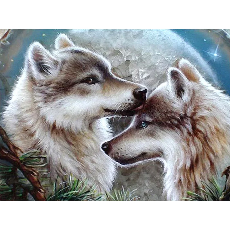 Round Diamond Painting | Full Drill 5D DIY Painting Animals
