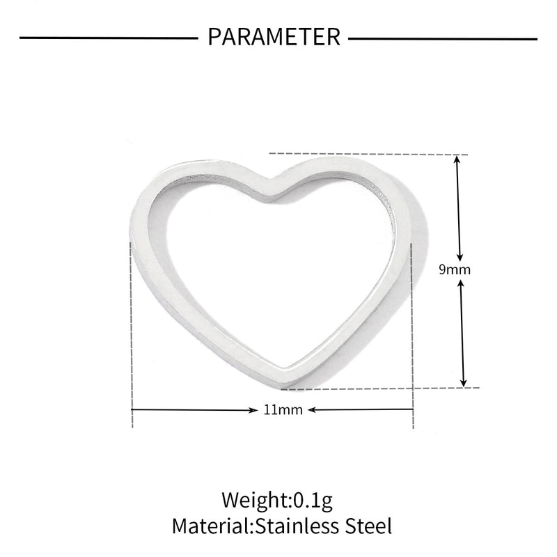 20 PCS/Package 28.5*30mm 6*11mm 7 * 12mm 201 Stainless Steel 18K Gold Plated Star Heart Shape Smile Face Polished Pendant