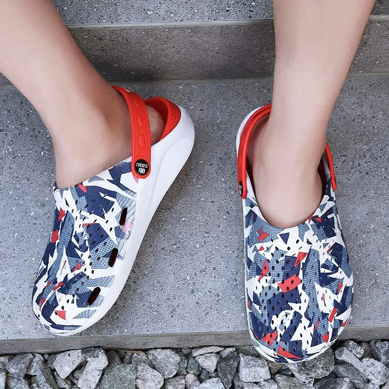 womens sandals 2021 Summer Sandals Hollow Out Breathable Beach Slippers Flip Flops EVA  Men and Women Couple's Porous Shoes