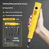 Small Fully Automatic Chisel Woodworker Bonsai Root Carving Lithium Battery Handheld Carving Machine Set
