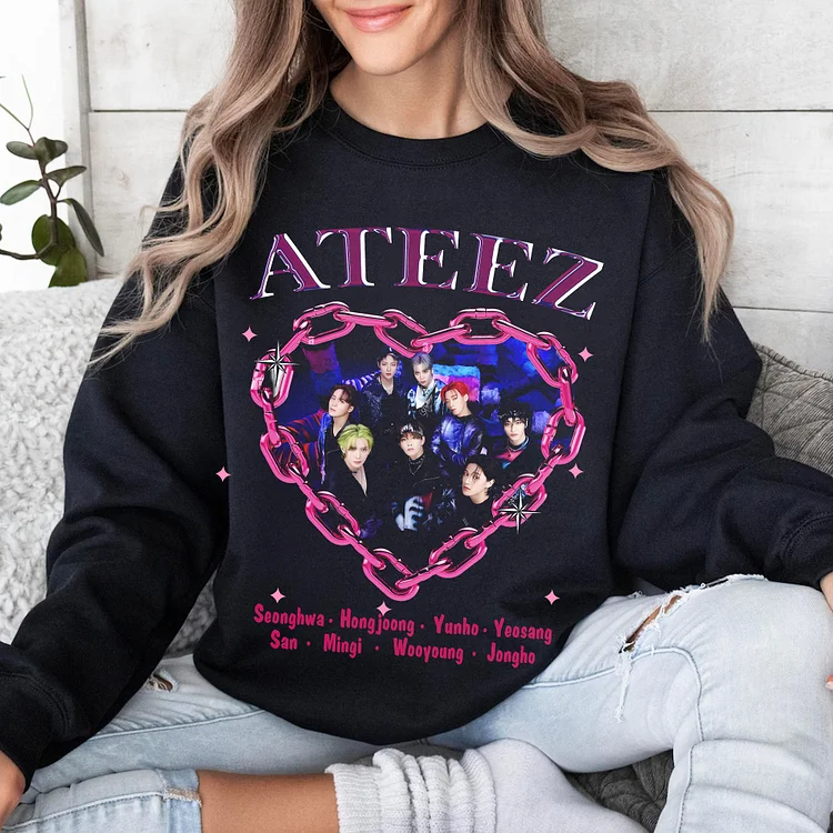 ATEEZ World Tour Towards the Light: Will to Power Y2k Sweatshirt