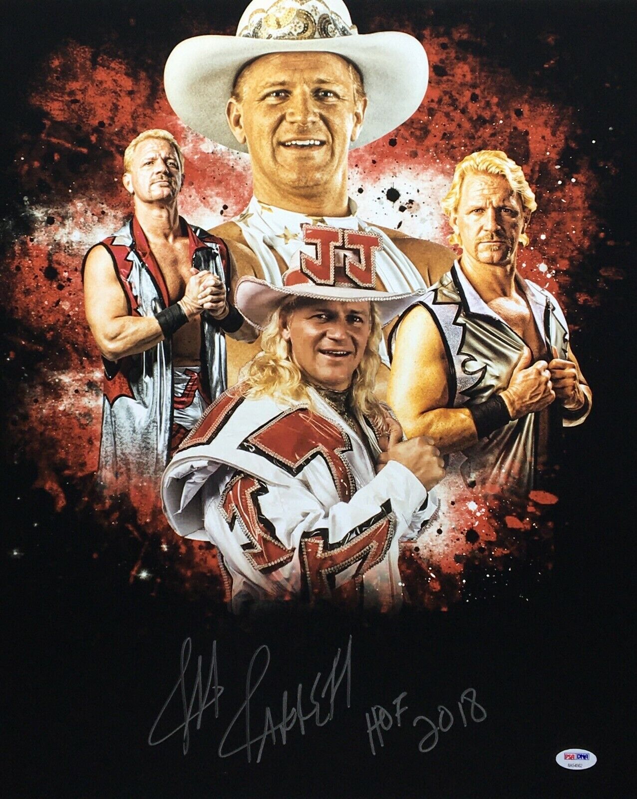 Jeff Jarrett Signed 16x20 Photo Poster painting HOF 2018