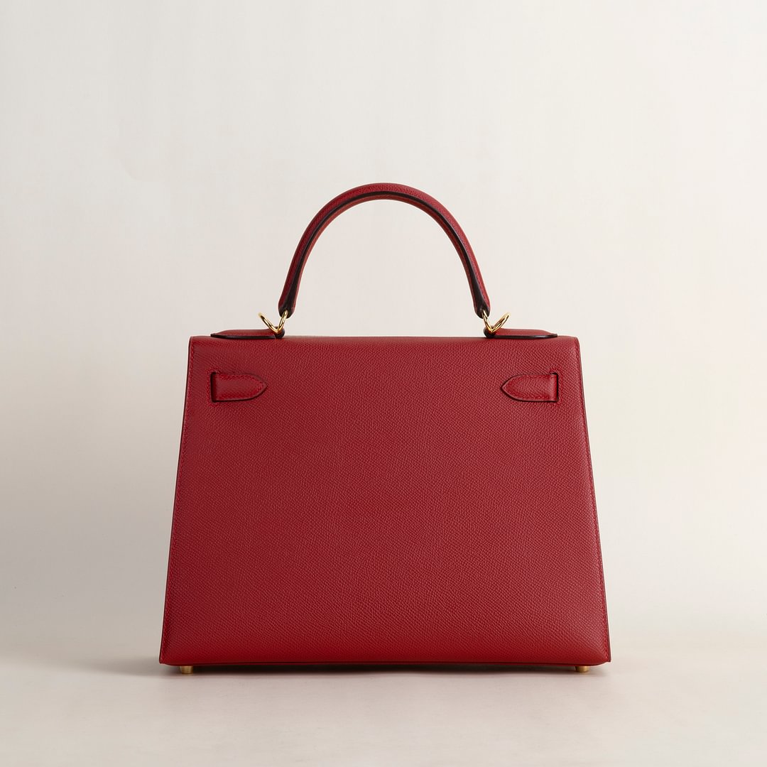 Kelly28 Epsom Q5 Rouge casaque GHW