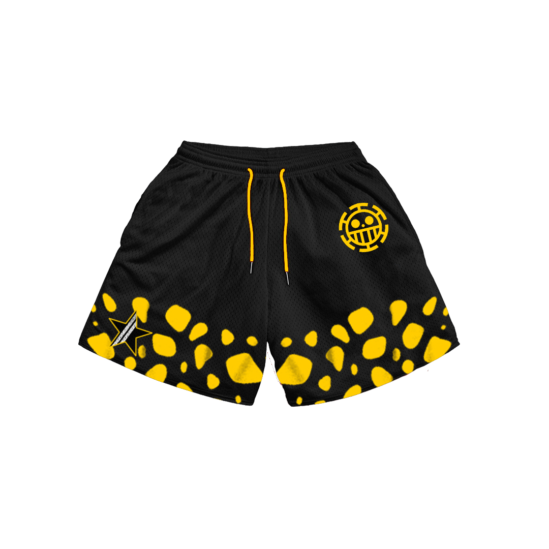 Men's Casual Drawstring Print Shorts