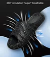 3D Printed Polymer Resin Slides Slippers for Women and Men Non Slip Quick Drying Shower Slides Thick Sole Casual Sandals Outdoor