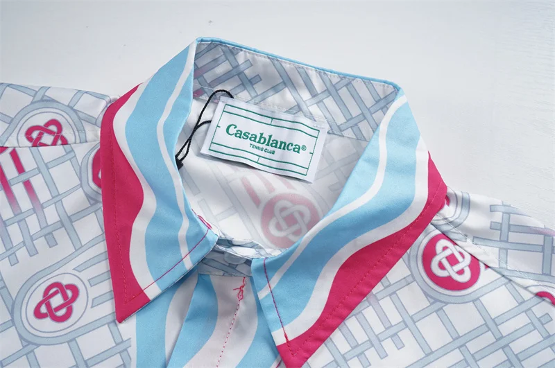 Casablanca 2023 new silk long-sleeved shirt