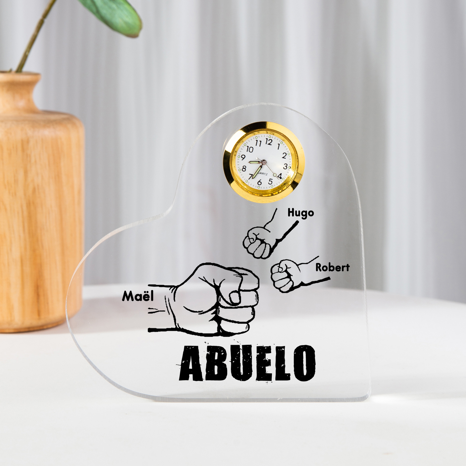 Placa Acrílica Única Abuelo Forma Irregular Perfecta - Temu Mexico