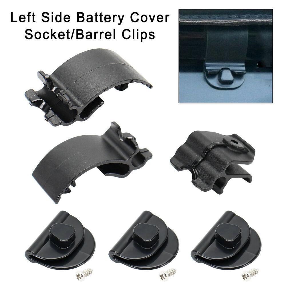 Battery Covers Socket / Barrel Clips For Harley Sportster XL883, 1200
