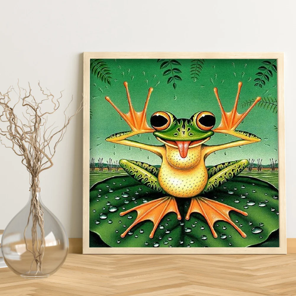 11CT Full Stamped Cross Stitch - Scenery House Countryside(Canvas|40*50CM) - Eco-Friendly Cotton Thread