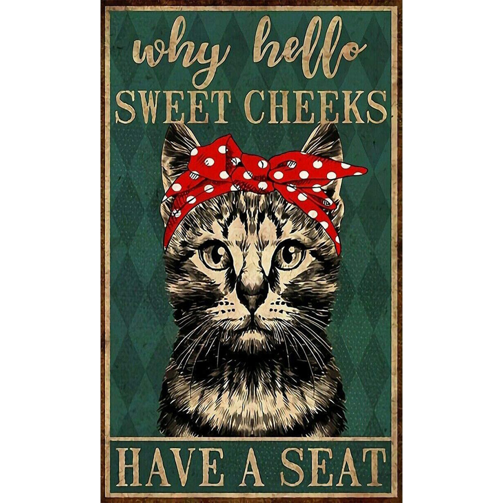 

Cat Letters - Round Drill Diamond Painting - 30*50CM, 501 Original