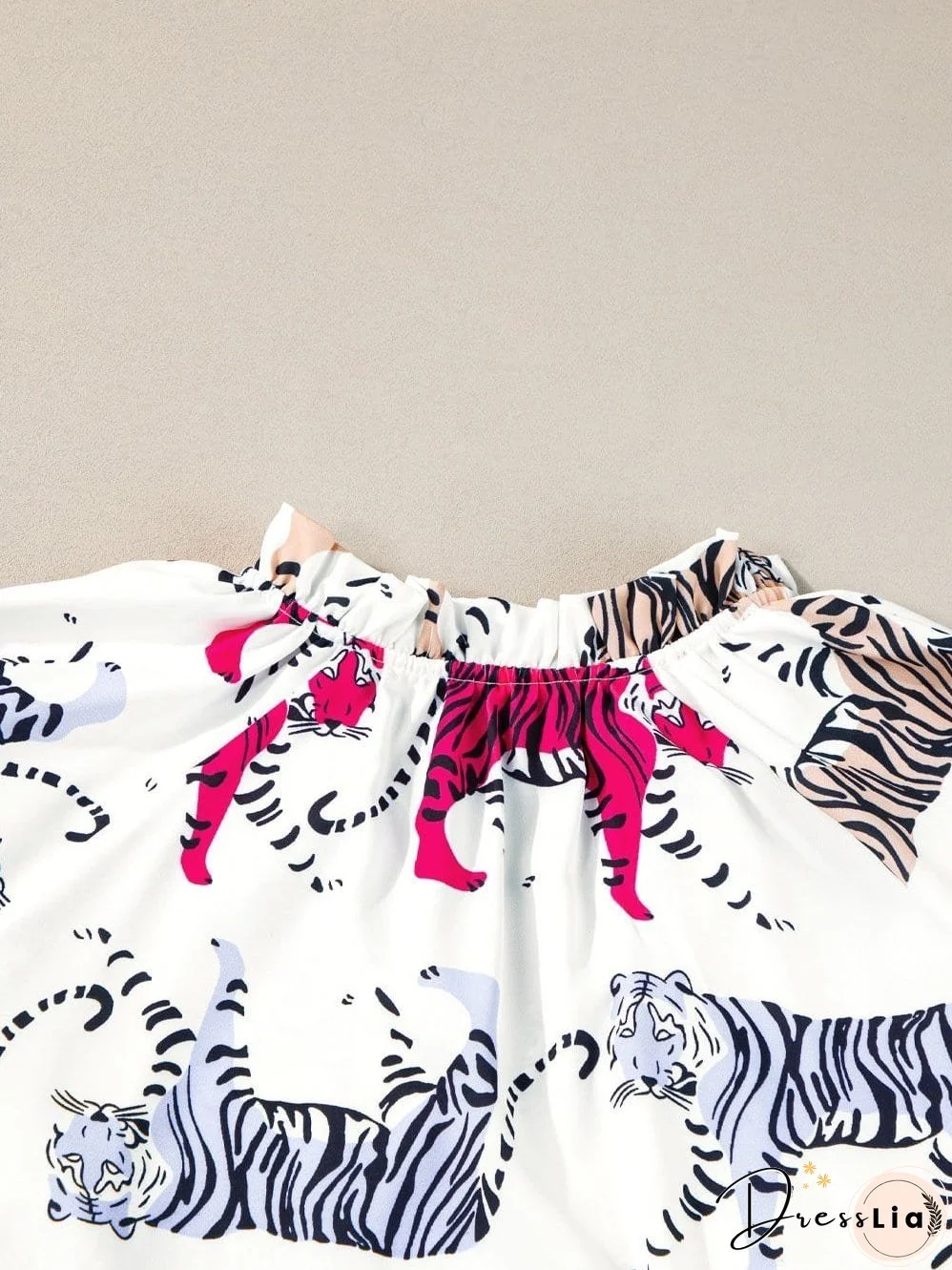Elegant Tiger Print Blouse