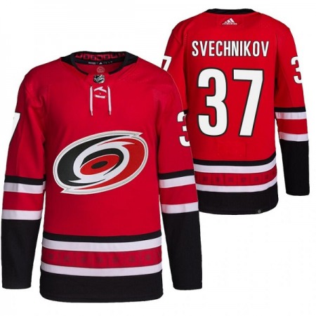 Men's Carolina Hurricanes #37 Andrei Svechnikov Red Stitched Jersey 6ONS