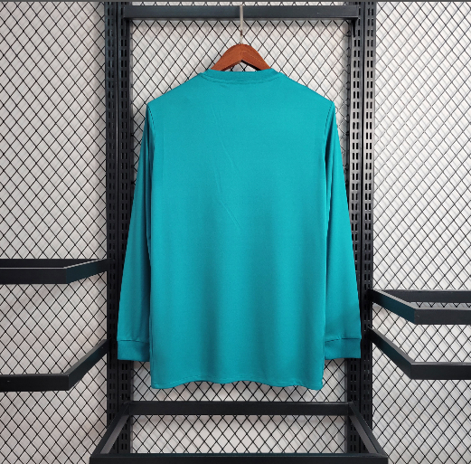 Long Sleeve 2017/2018 Real Madrid Third Away Retro Football Shirt