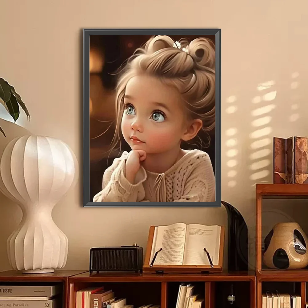 Diamond Painting - Full Round Drill - Cool Girl(Canvas|30*40cm)