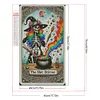 (45*75cm)Skeleton Witch - Full Square Drill Diamond Painting