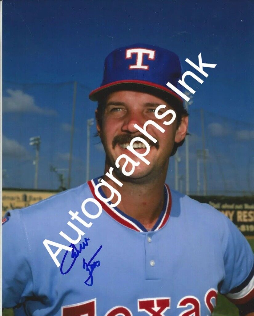 Richie Zisk Autographed 8x10 Texas Rangers#1