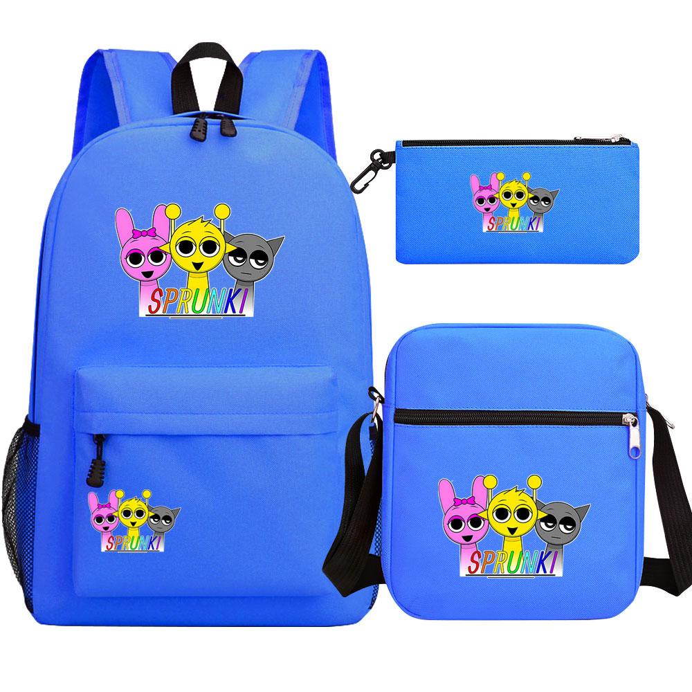 Mayoulove Sprunki Backpack Lightweight Design with Multiple Pockets for School Adventures-Mayoulove