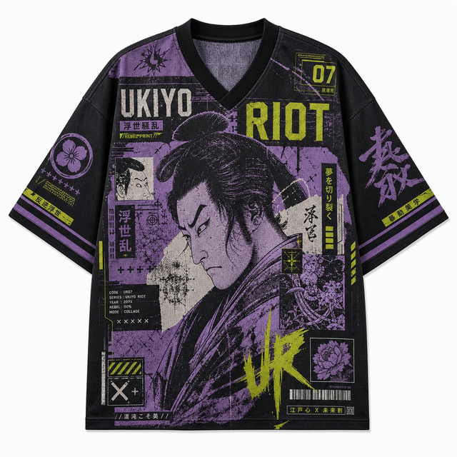 Purple Samurai Mesh Jersey