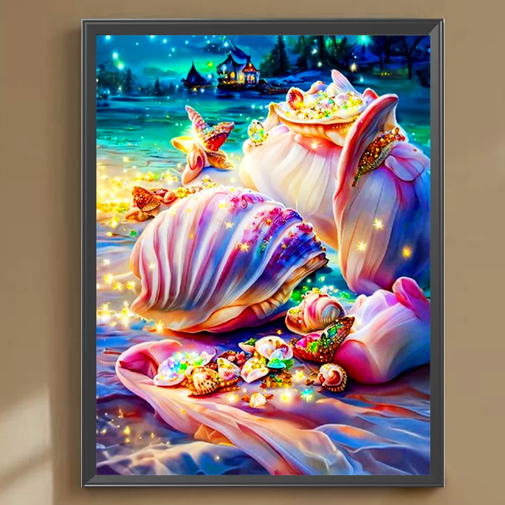 Diamond Painting - Full Round Drill - Beach(Canvas|30*40cm)