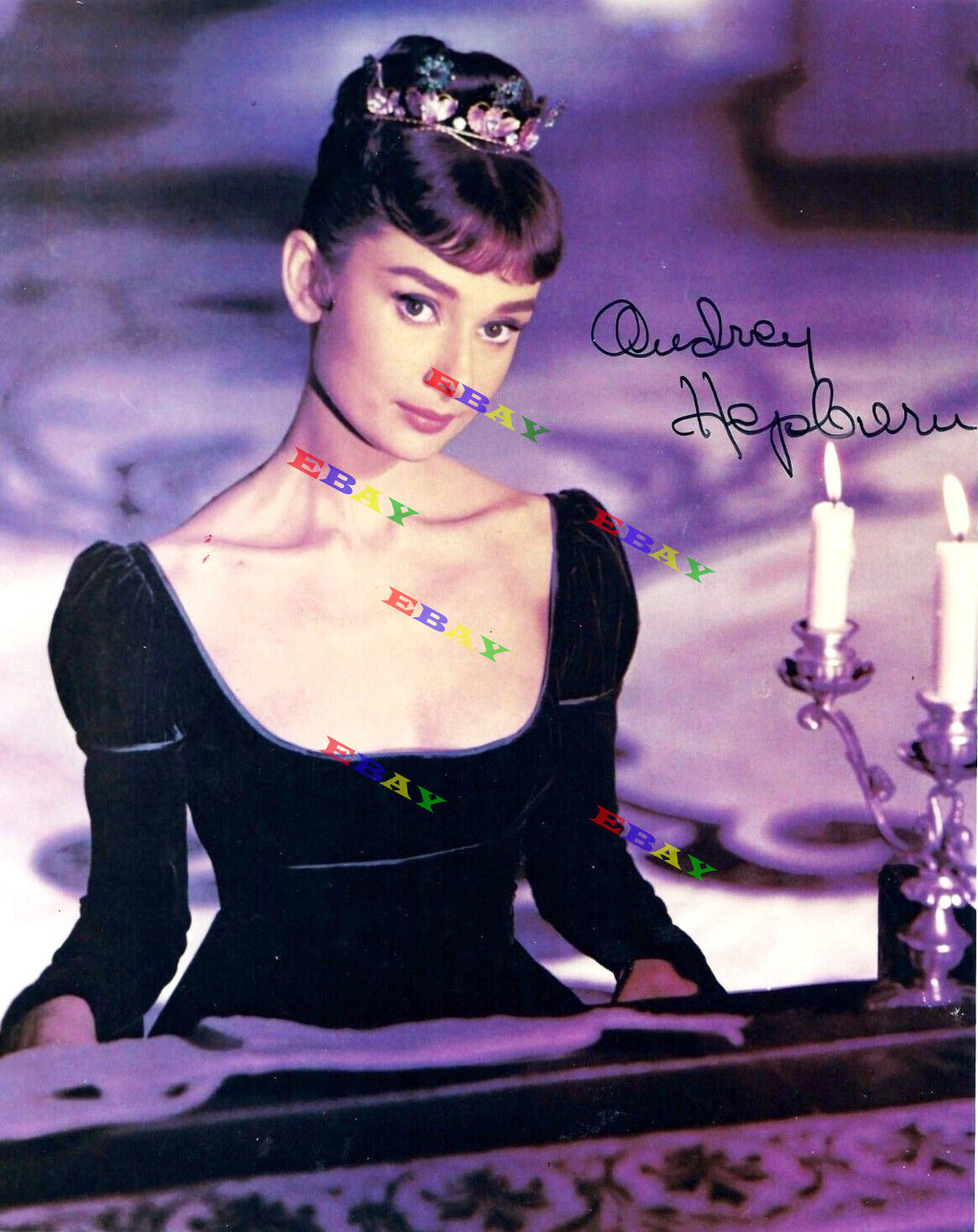 Audrey Hepburn Autographed Signed 8x10 Photo Poster painting Rep