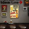 Beer - Vintage Metal Signs - 20*30cm/30*40cm - Warning