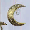 Moon Wind Chime Lamps Windbell Pendant Light LED Hanging Home Garden Decor