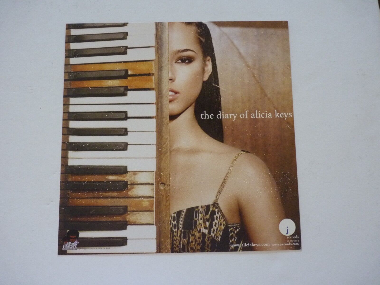 Alicia Keys Diary of LP Record Photo Poster painting Flat 12x12 Poster