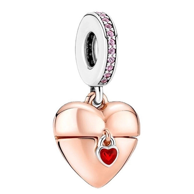 10 Pieces Cartoon Style Geometric Animal Metal Plating Inlay Rhinestones Jewelry Accessories