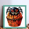 Halloween Cake-11CT Stamped Cross Stitch 50*50cm/19.69*19.69in tapestrymarket