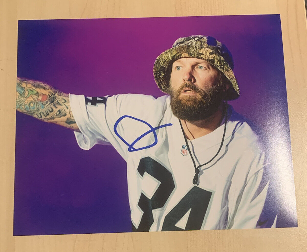 FRED DURST SIGNED 8x10 Photo Poster painting AUTOGRAPHED LIMP BIZKIT LEAD SINGER RAPPER COA