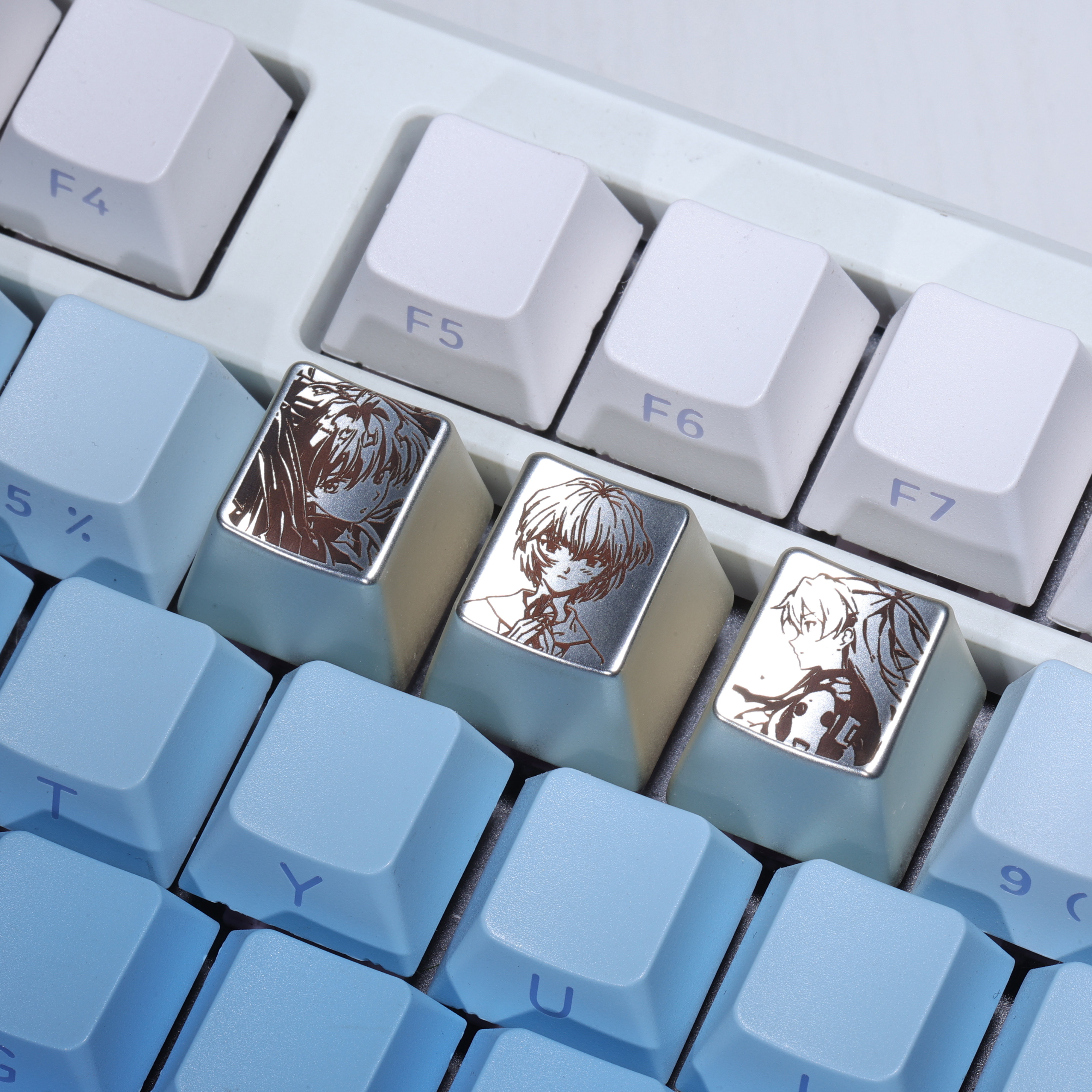 Evangelion Metal Keycap Axonkit