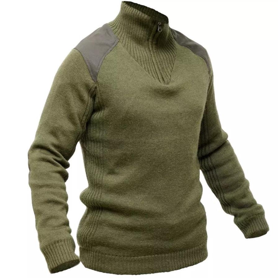 Mens Outdoor Breathable And Warm Knitted Sweater