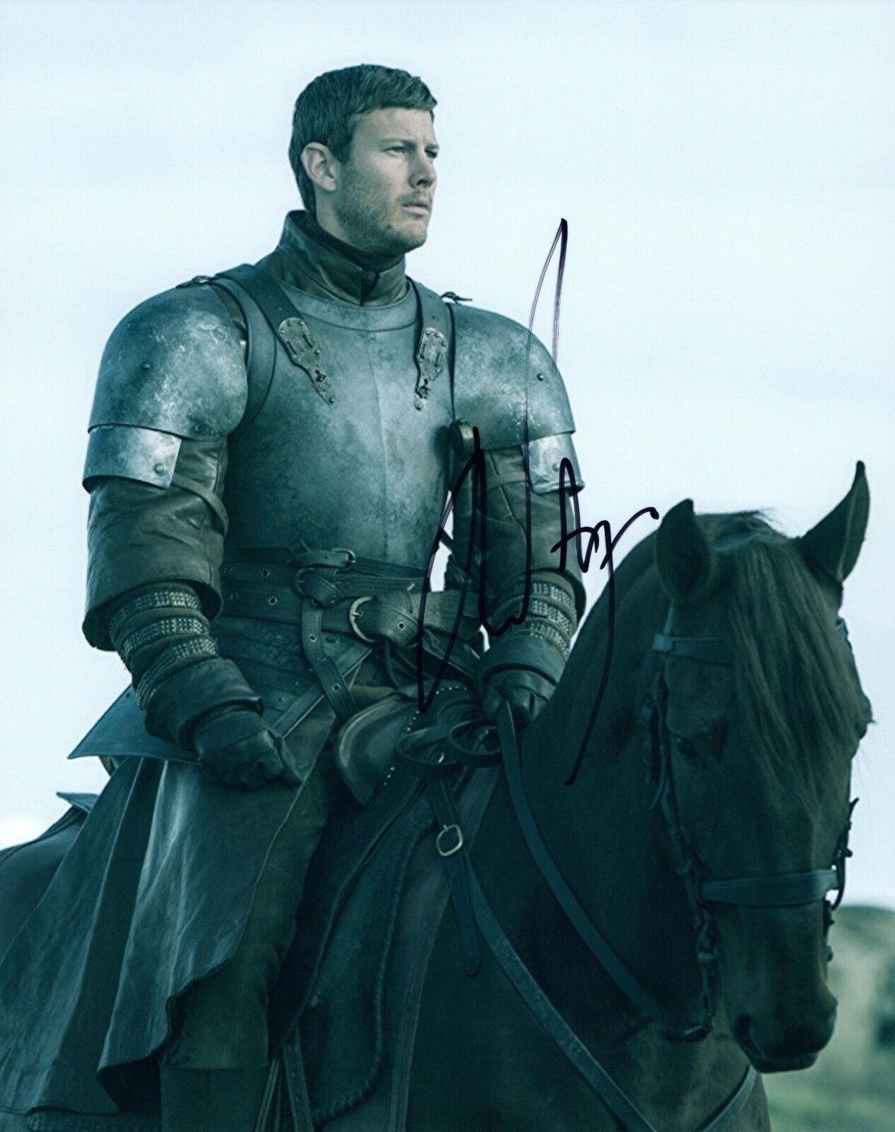 Tom Hopper Signed Autographed 8x10 Photo Poster painting Black Sails Merlin Handsome Actor COA