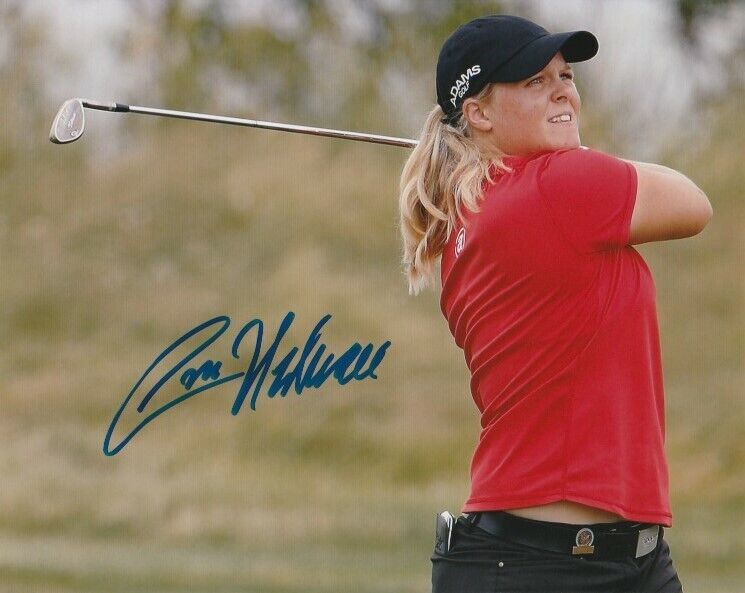 CAROLINE HEDWALL SIGNED LPGA GOLF 8x10 Photo Poster painting #3 Autograph PROOF