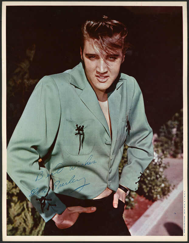 ELVIS PRESLEY Signed Photo Poster paintinggraph - Rock & Roll Singer Vocalist Legend preprint