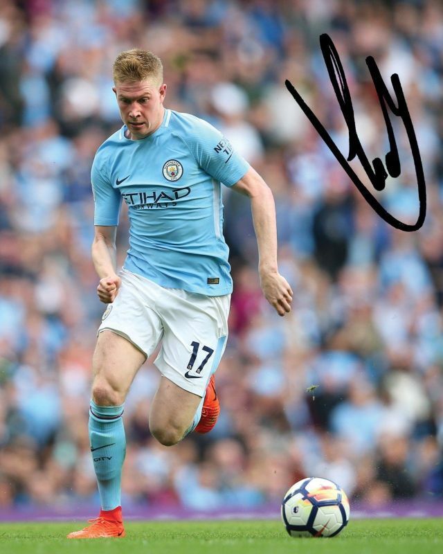 Kevin De Bruyne - Manchester City Autograph Signed Photo Poster painting Print