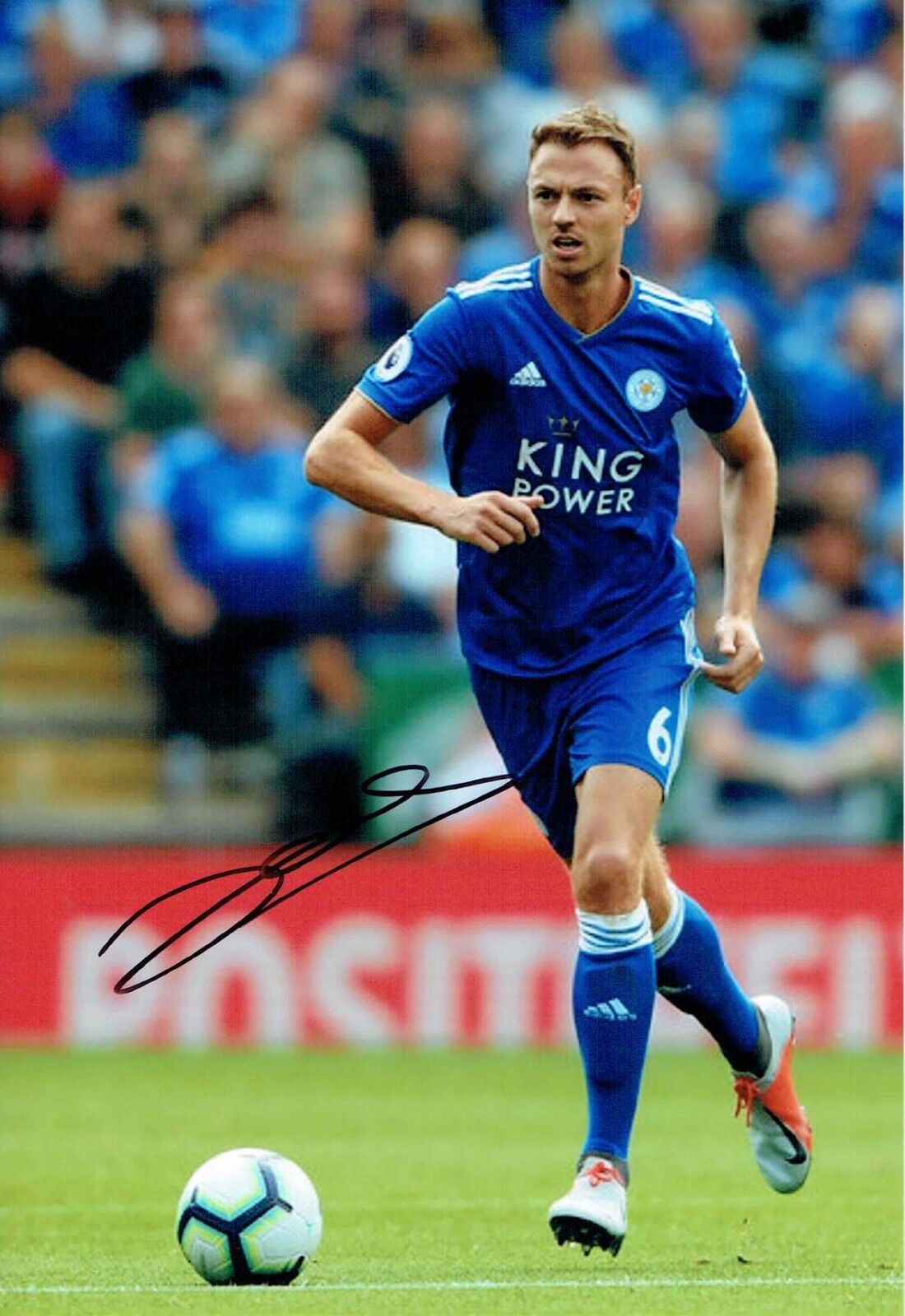 Jonny EVANS Signed Autograph Photo Poster painting 2 AFTAL COA Leicester City Northern Ireland