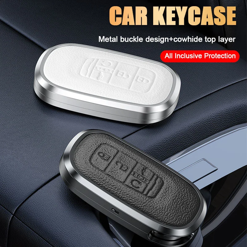 Leather Car Key Case