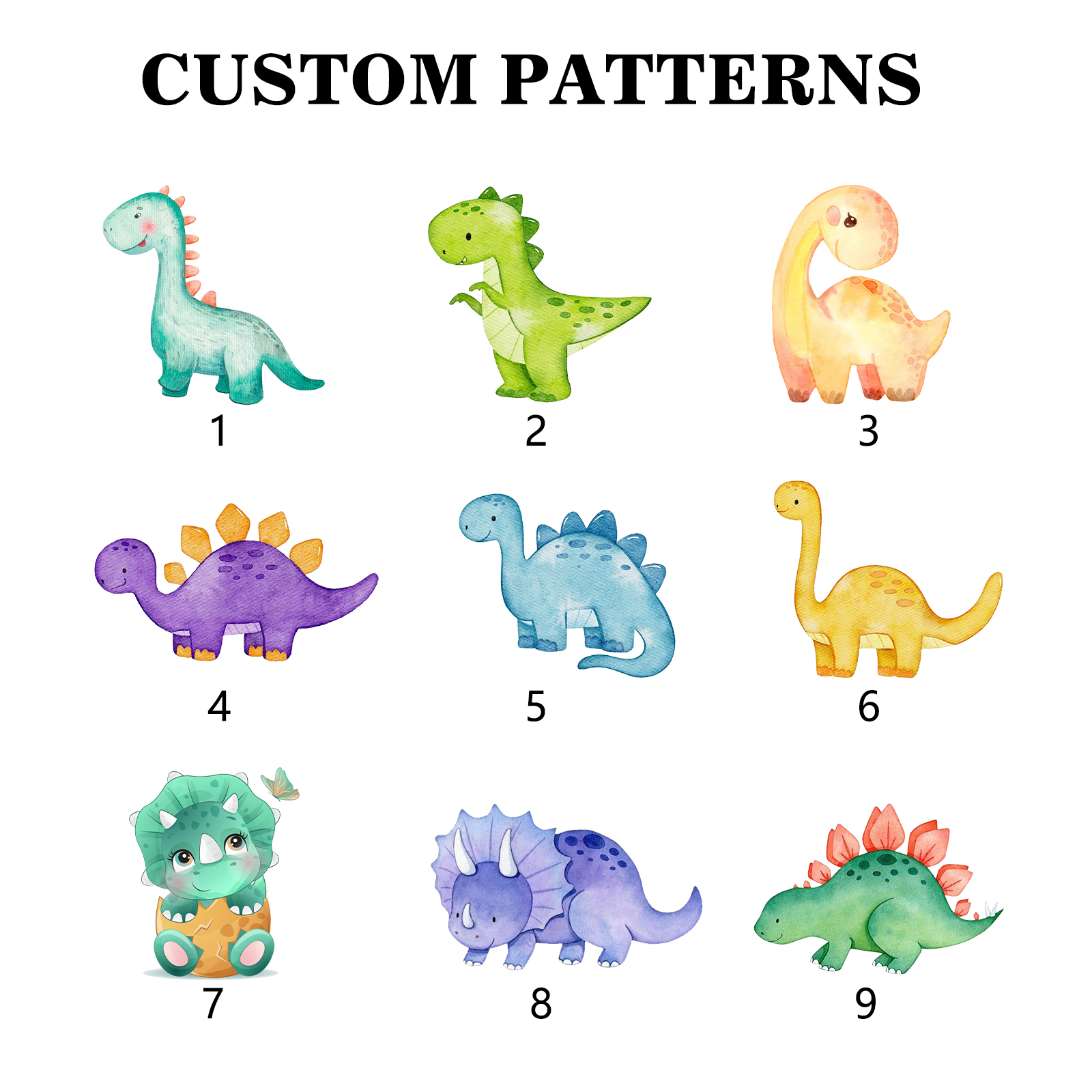 Astuccio per matite personalizzato con 1 nome e 1 dinosauro regalo per scuola elementare bambini