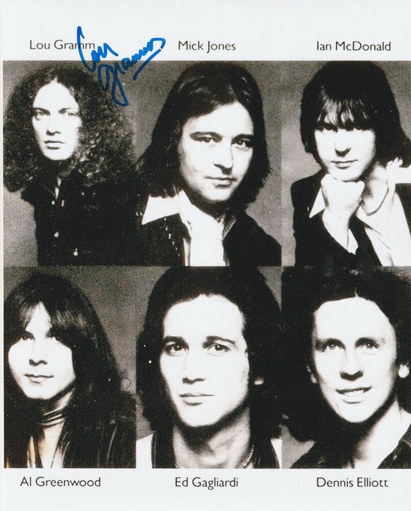 *  LOU GRAMM * signed autographed 8x10 Photo Poster painting * FOREIGNER * 1