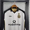 2001/2002 Retro Long Sleeve Manchester United Centenary Season Reversible Football Shirt 1:1 Thai Quality