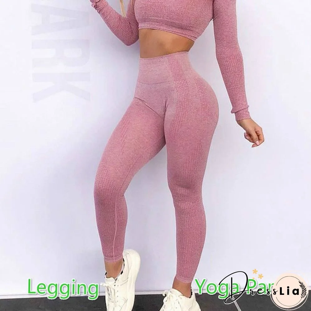 Yoga Pants Yoga Leggings 4 Color S-L High Waist Yoga Leggings Seamless Leggings Tights Women Workout Leggings Mesh Breathable Fitness Clothing Training Pants Female