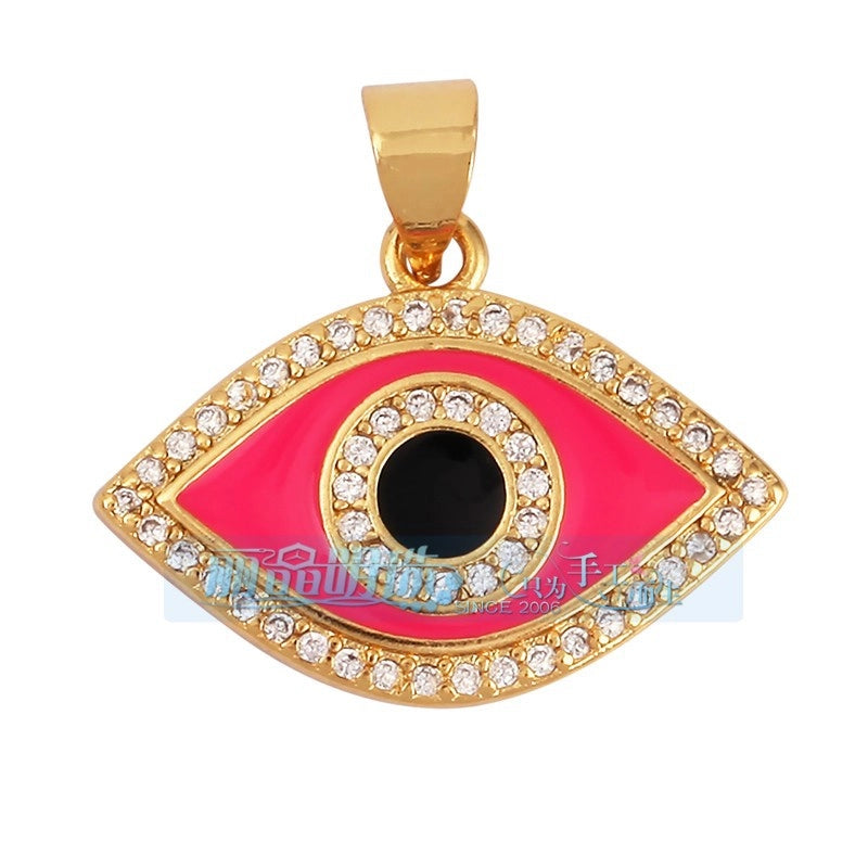 1 Piece Copper Devil’s Eye Pendant Jewelry Accessories