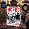AC/DC - Panneaux en &eacute;tain m&eacute;tallique(20*30cm/30*40cm) - Musique