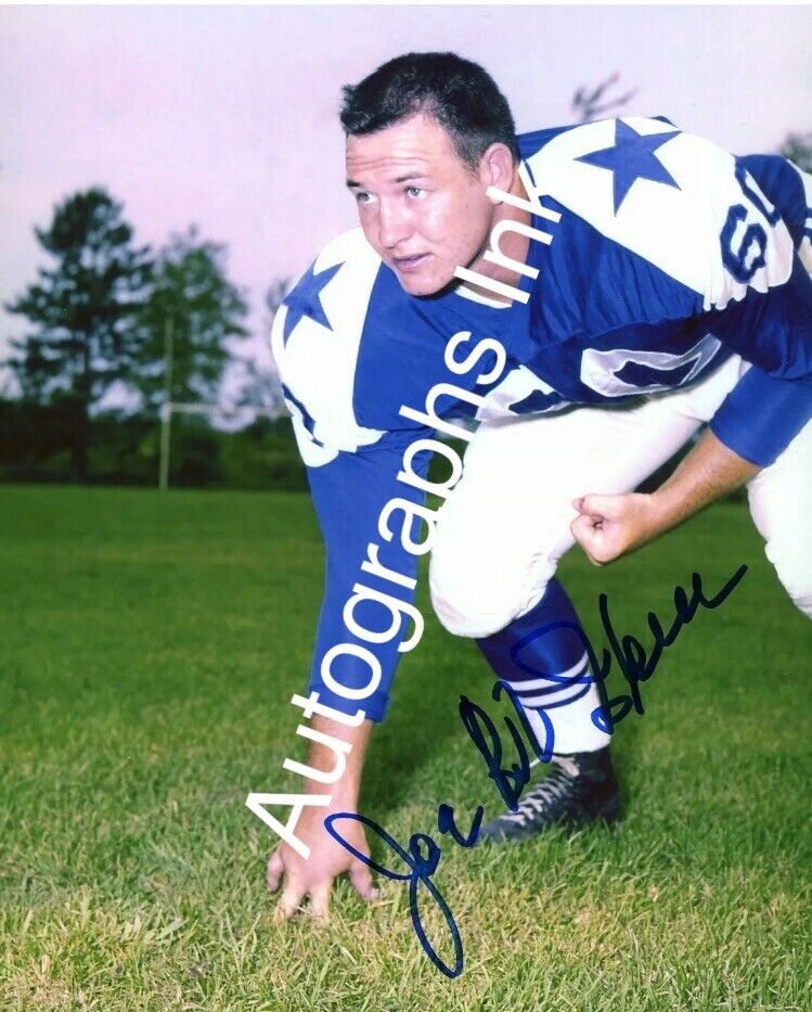 Joe Bob Isbell autographed 8x10 Dallas Cowboy In Person #3