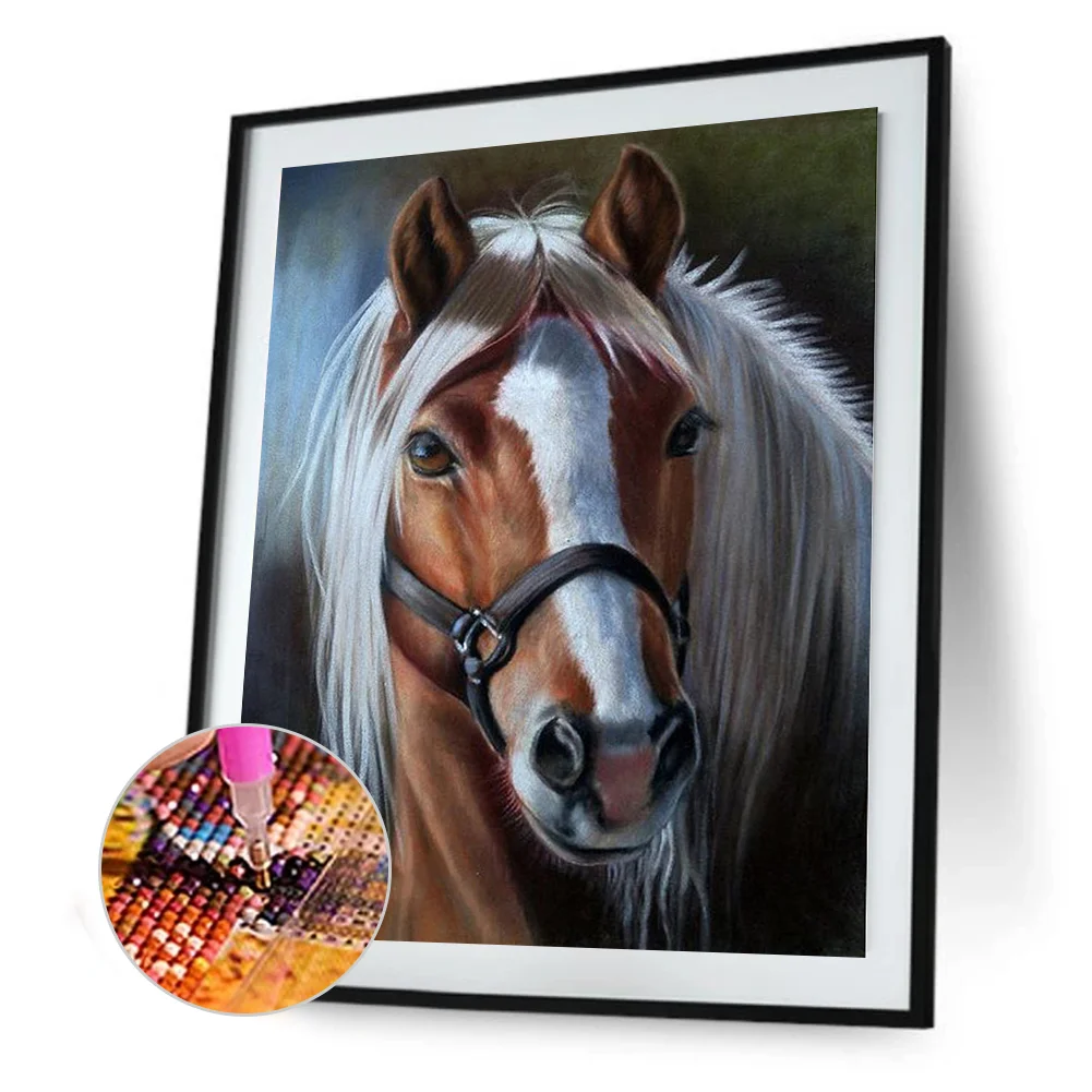 Diamond Painting - Full Round Drill - Horse(30*40cm)