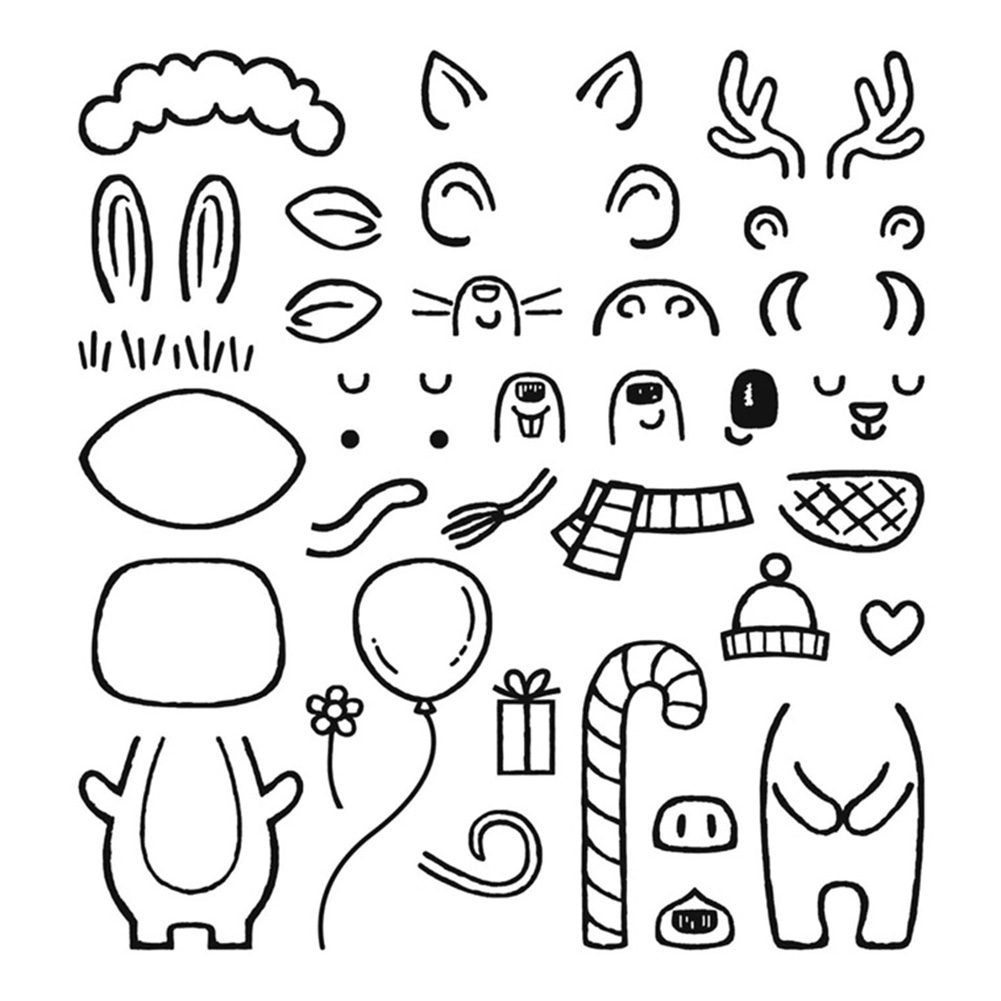 

Cartoon Animals (Seal) - Paper Craft Cutting Dies, 501 Original